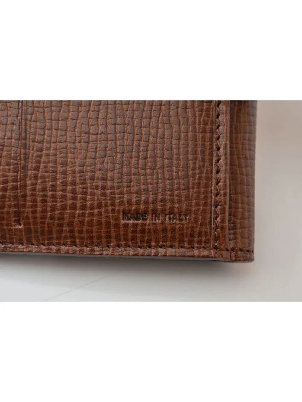 Fendi Wallet Bifold Fold Zucca Pattern Beige Brown